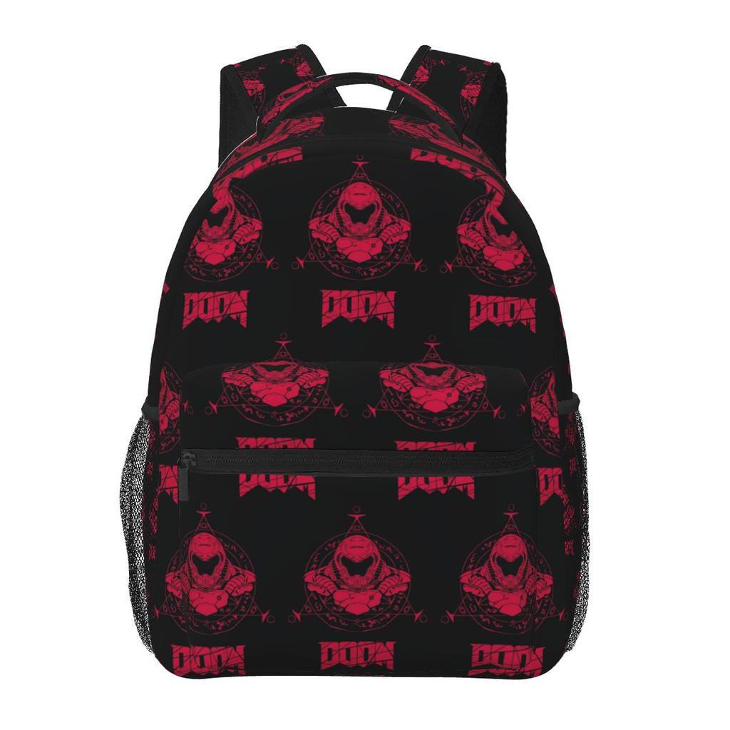 Игровой рюкзак OG Doom Slayer для школы, походов, путешествий, однодневный рюкзак для мальчиков и девочек, модный рюкзак для книг, сумки через плечо