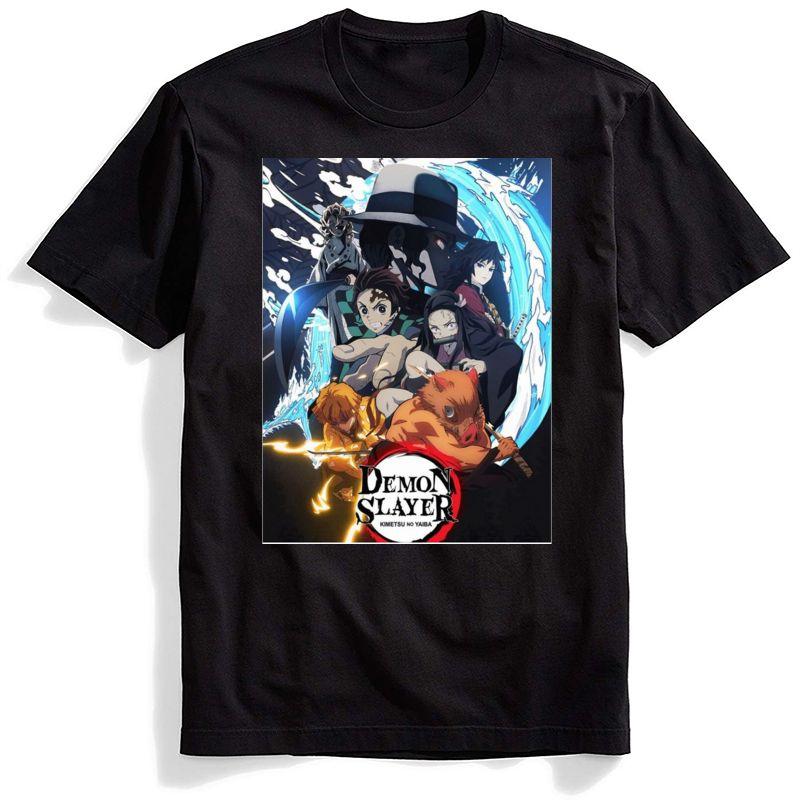 Kawaii Anime Summer Harajuku Demon Slayer T Shirt Funny Print Harajuku O Neck Top Tees