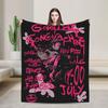 Music Band Gorillaz Crew Flannel Blanket  Soft Throw Blanket for Outdoor Airplane Travel Fashion Bedspread Sofa Bed Cover