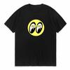 Unisex Mooneyes Moon Equipped Classic Logo T-Shirt Black Cotton Fashion Tops Unisex Unique Gift