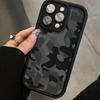 Camouflage square pattern mobile phone case suitable for iPhone 17 16 15 14 13 12 11 Pro/ Max /Plus anti-fall and shockproof