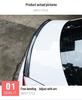 Universal Carbon Fiber Spoiler for Cars - Fixed Wind Wing Design, Punch-Free Installation, Small Size and Stylish Pattern.