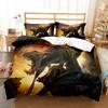 Животное Динозавр 3D Принт Постельное Белье Комплект Пейзаж Одеяло Роскошный Комплект Пододеяльника Домашний Текстиль Декор Полный Квин Кинг Односпальный Размер Мальчик