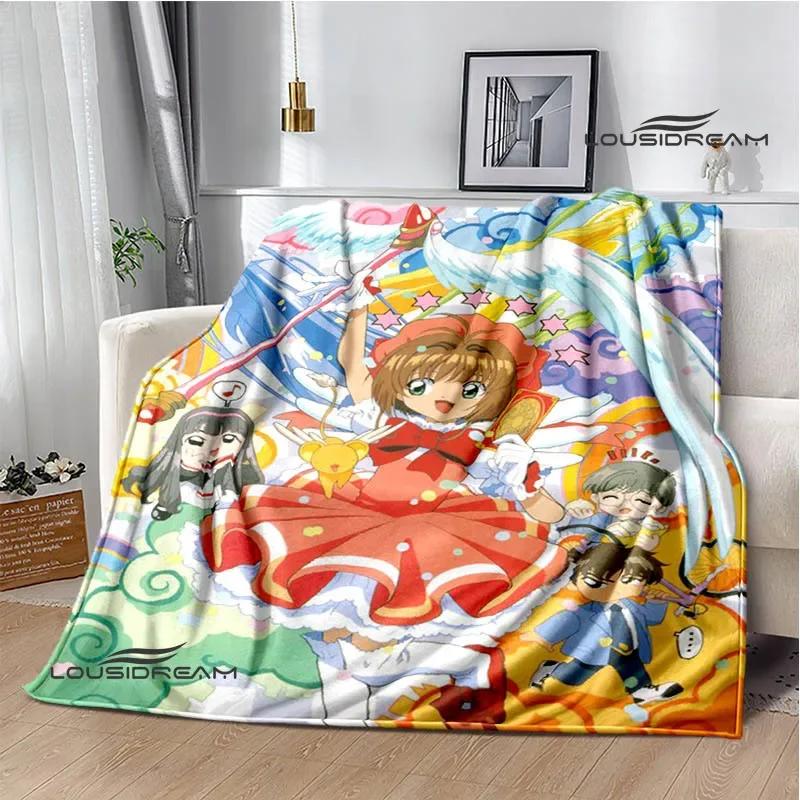 Card Captor Sakura Cartoon blankets fashion blankets Warm Flannel Soft Comfortable Blanket Home Travel Blanket Birthday Gift
