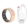 Smart Ring Gold BT Sleep Fitness Tracker IP68 Water Resistant Pedometer Smart Health Ring for Daily
