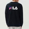 Fila Простой повседневный вязаный свитер унисекс, черный F71U048205F-BK