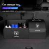 Car Trunk Organizer Storage Box High-capacity Leather Suitcase For Dodge Challenger Charger Journey Ram Durango SRT Dart Journey OO1