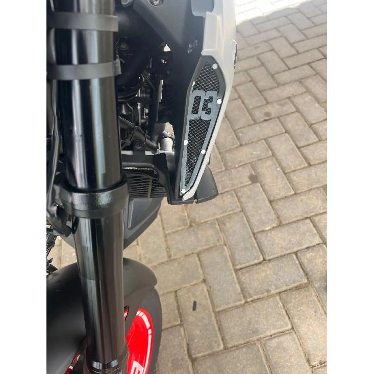 2023 mt03a Motorcycle Intake Cover For YAMAHA MT03 2020-2022 MT-03 Fuel Tank Air Intake Mesh Inlet Decoration Guard Accessories