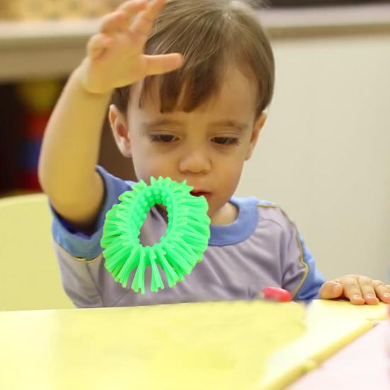 Антистрессовая яркая цветная игрушка, экологически чистый браслет без запаха, мягкая эластичная разминаемая декомпрессионная игрушка для детей и взрослых