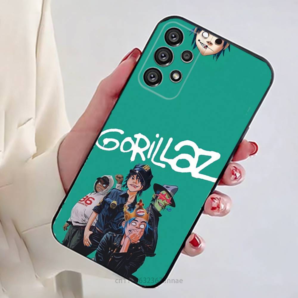 Чехол для телефона с изображением мультяшной рок-группы G-Gorillaz для Samsung Galaxy A54,34,24,73,53,52,52S,04S,04E,A72