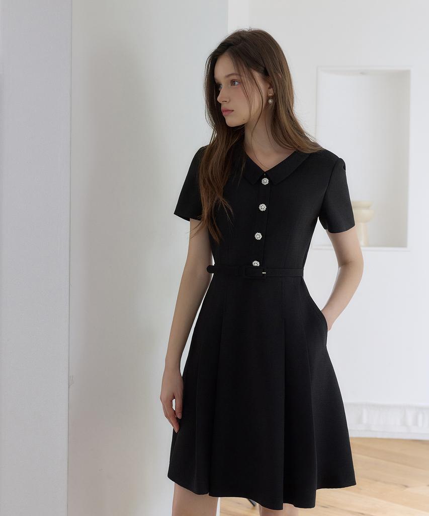 Julie And Kara 26Hs Love By You March Summer Tweed Dress Black Wedding Guest Look Ceremony Look