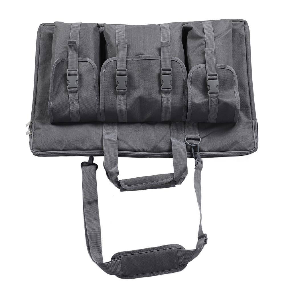 Satellite Carrying Case Large Pocket Canvas Portable Satellite Travel Bag for Gen 3 Adapter Cables