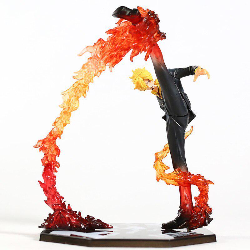 Цельный рисунок Blackfoot Flame Sanji Kick, детский подарок, коллекция украшений, модели