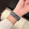 Миланская петля Ремешок Для Apple watch band 46мм 45мм 44мм 40мм 41мм Леопардовый принт Магнитный браслет для iWatch Серии 11/10/9 8 7 6 SE3/Ultra 2 3 4 49мм
