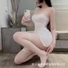 Summer Sexy Ice Silk Suspender Nightgown Erotic Underwear Pajamas Home Pure Desire Passion Teasing Stimulation Temptation Free