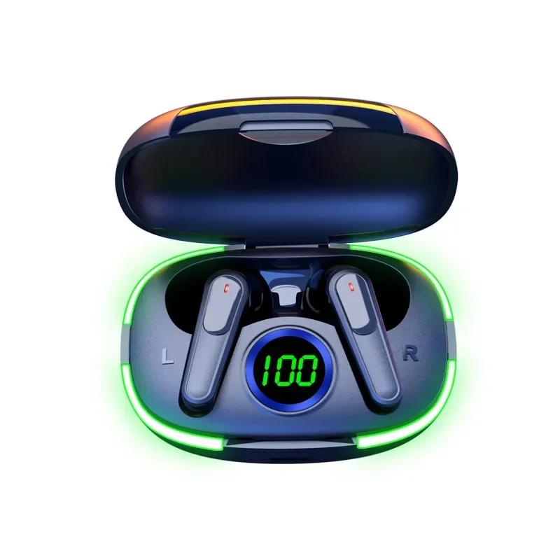TWS Pro80 Fone Bluetooth 5.3 Earphones Wireless Headphones HiFi Stereo Headset with Mic LED Display Sports Earbuds for Phone