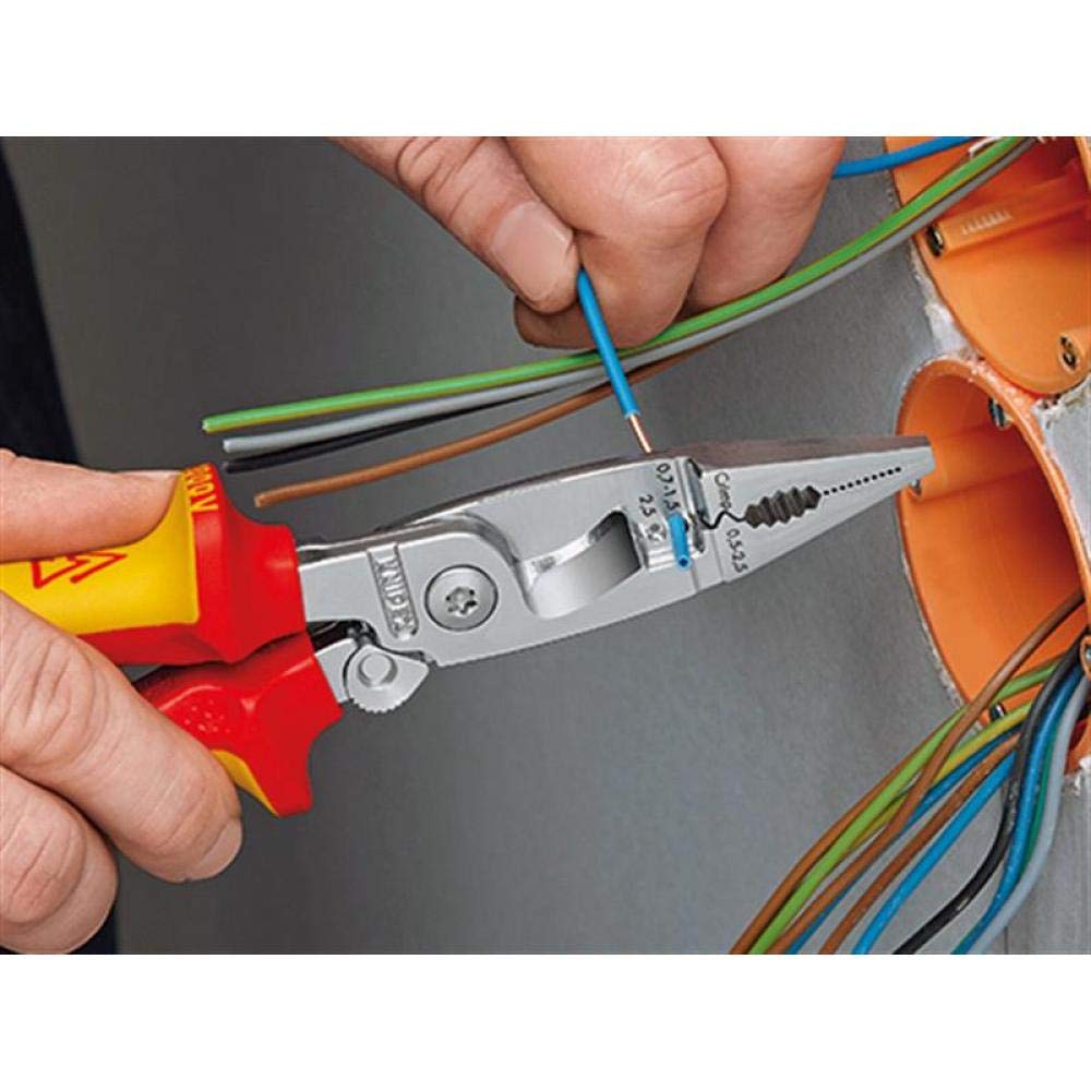 Knipex 13 96 200 SB Плоскогубцы для электромонтажа