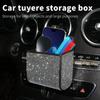 Car Storage Box Diamond-encrusted Car Air Conditioning Outlet Storage Multi-functional Leather Full Diamond Bag Auto Accessories