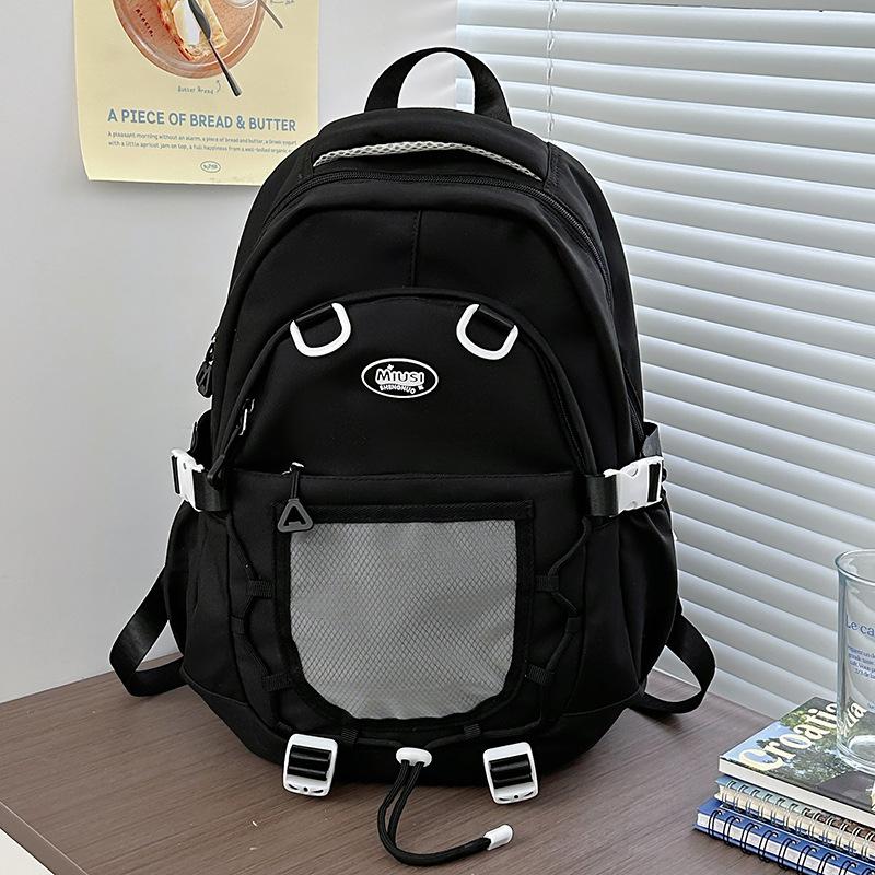 Детский школьный рюкзак Ученица начальной школы Ученица средней школы Ученица старшей школы Рюкзак с вставками Модный рюкзак