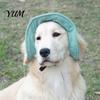 Adjustable Pet Cap Corduroy Dog Baseball Cap, Cat Summer Beach Visor Hat with Ear Outdoor Protection Holes, Puppy Sunbonnet Headdress for Small Medium