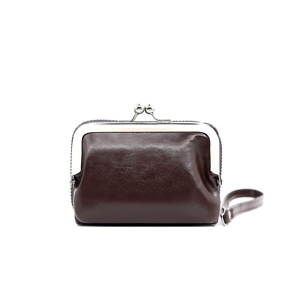 Женский стильный кошелек с застежкой-кнопкой, карман для монет на молнии, держатель для карт, органайзер, клатч