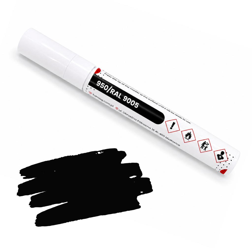Furniture retouching marker, quick-drying repair pen, BLACK (950)