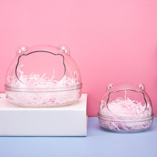 Туалет для маленьких животных, большое пространство, прозрачная душевая комната, клетка для хомяка, песочная ванна, контейнер