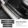 Carbon Fibre Car Threshold Stickers For BMW Mini Cooper One JCW WORKS F55 F56 F57 Car Door Trunk Decorative Sticker Car Styling qclyn77