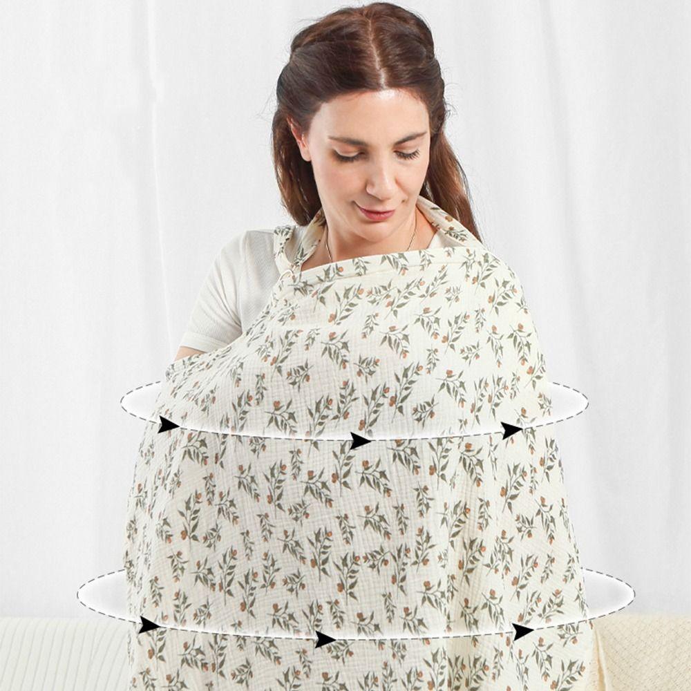 2 in 1 Feeding Clothes Comfortable Mother's Nursing Apron Breastfeeding Blanket  Outdoor