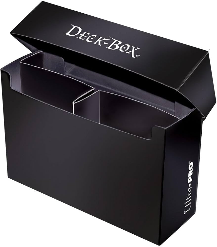 Ultra Pro Card Box: Oversized Black Solid Deck Box