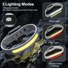 Running Lights 6-Pack, LED Rechargeable Armband Running Lights for Runners – These Wrist Lights are Ideal for Night Running, Jogging, Walking