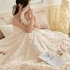 180*200cm Plush Blanket Thickened Throw Blanket Double Layer Fleece Blanket Dormitory