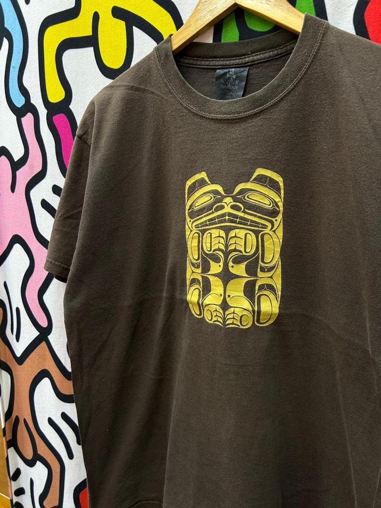 Vintage 2000s Native Art tshirt size L