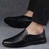 Мужская спортивная обувь, лоферы, мужские нескользящие кожаные слипоны, черные туфли для вождения, кроссовки, мужские модельные туфли, легкая дышащая обувь на плоской подошве