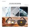 Умные солнцезащитные очки Bluetooth: Двойная перемычка, Фотохромные, Защита от синего света, Защита от УФ-излучения, Поддержка музыки и звонков