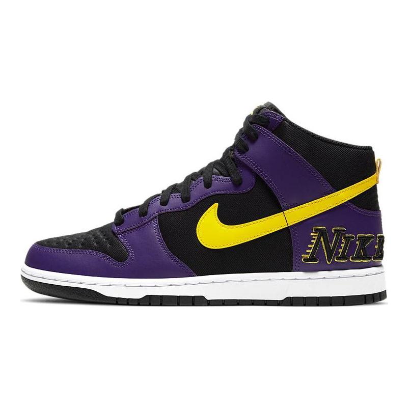 Nike Мужские кроссовки Dunk High Emb Lakers DH0642-001