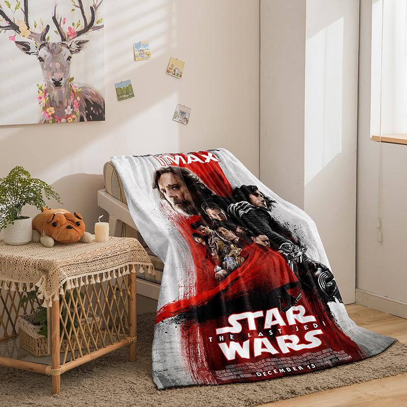 Плед из двухсторонней фланели с 3D цифровой печатью