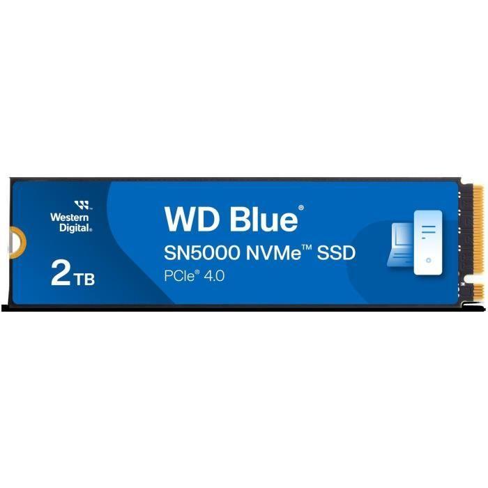WESTERN DIGITAL - WDS200T4B0E - Disque dur SSD Interne - 2 To - WD Blue® - SN5000 - NVMe