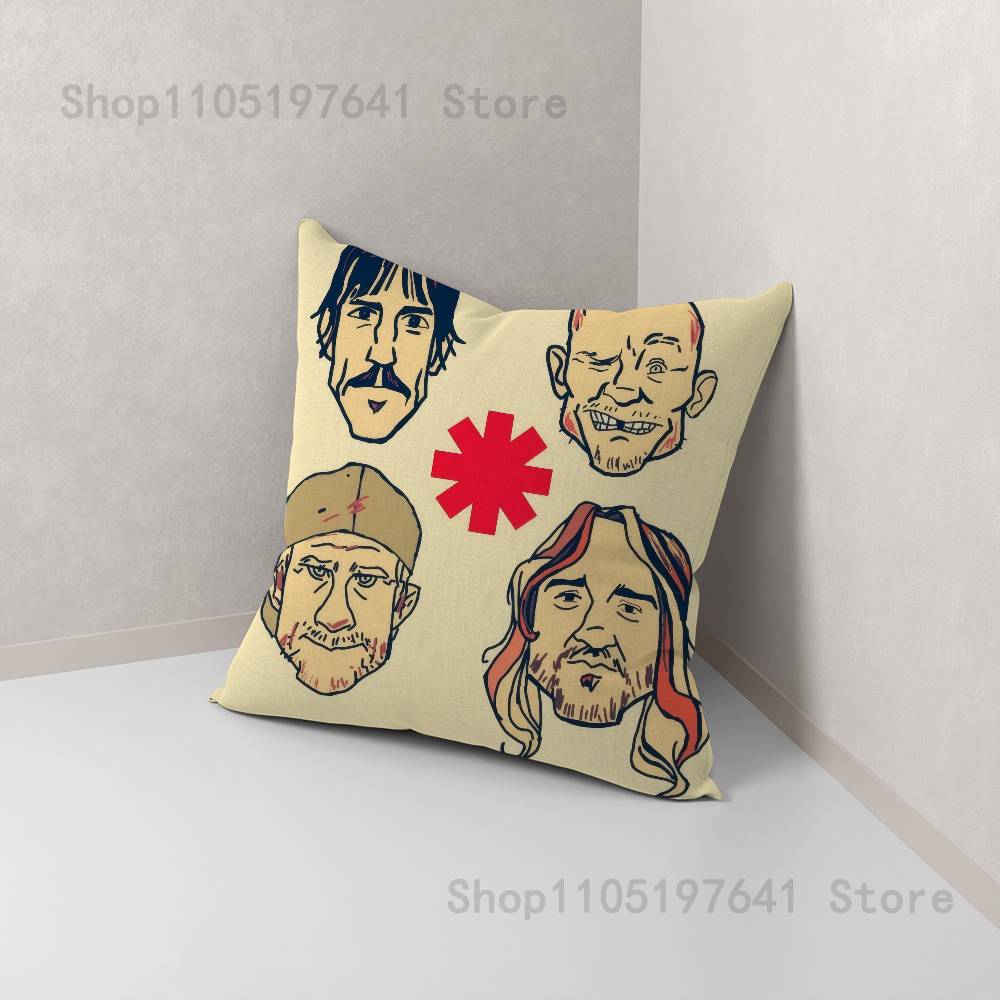 Красный перец RHCP Наволочка Для Декора Дивана Автомобиля Офиса Комнаты Печатная Наволочка Декорации и Защита