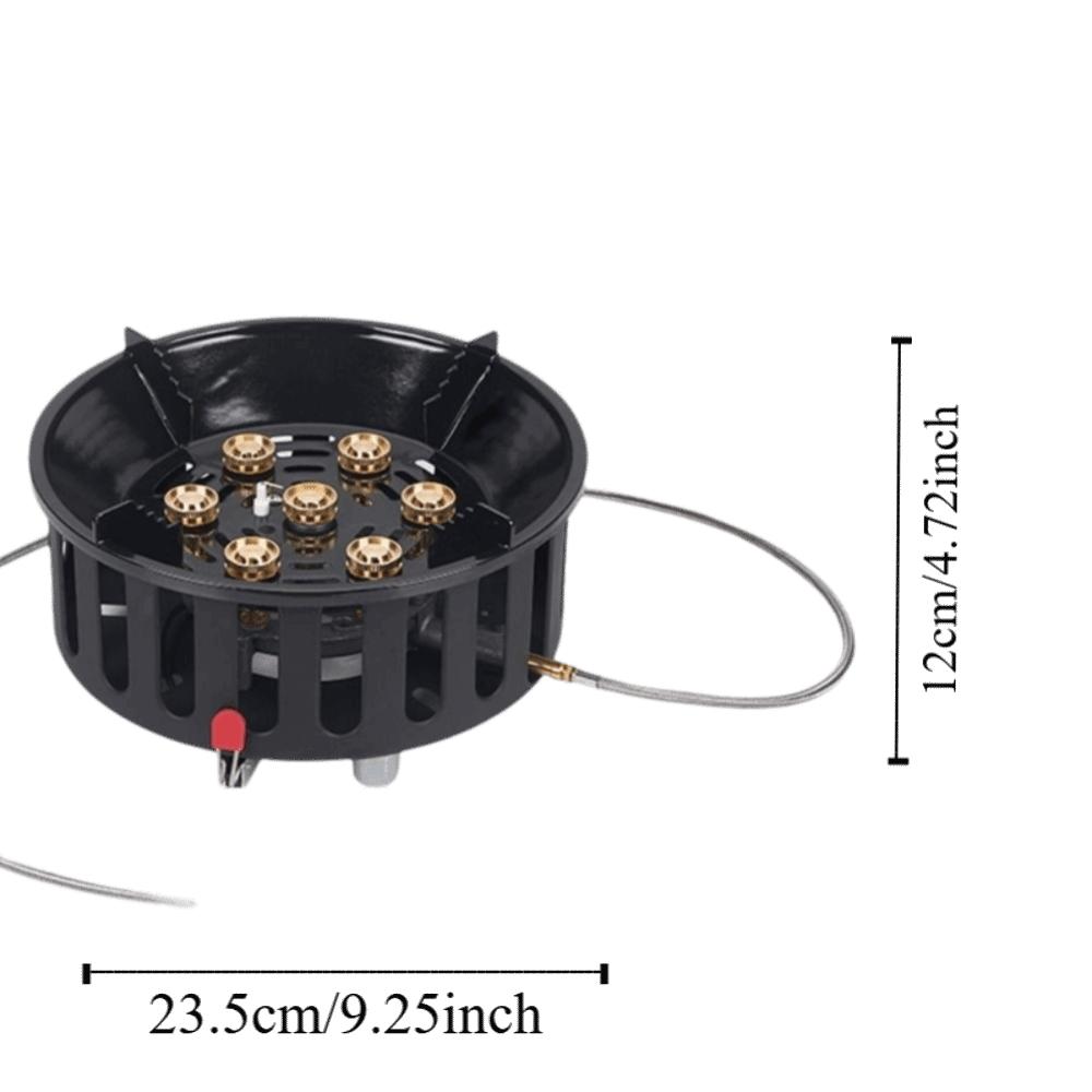 Electronic Ignition High-Power Burner 7-Core Portable Stove Camping Stove Tourist Use