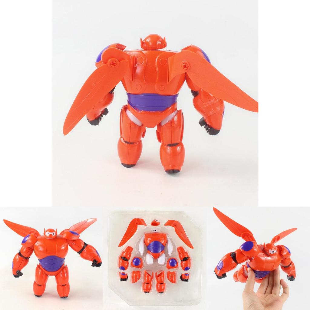 Baymax 16cm Poseable Robot Action Figure With Assembly Kit For Collector And Kids Play