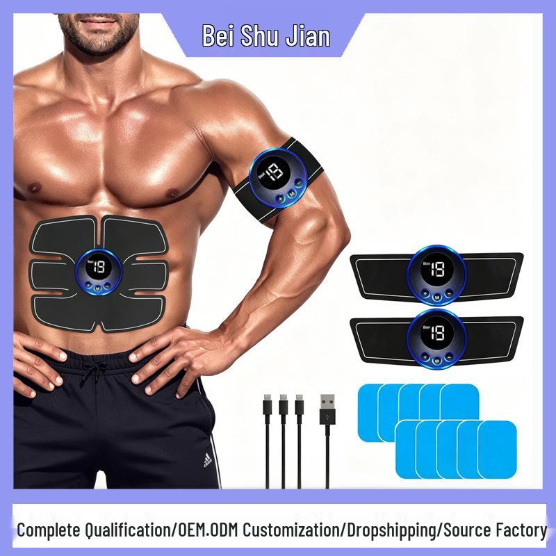 Трансграничный EMS-тренажер для пресса: Ленивый фитнес-прибор для abdominal pulse