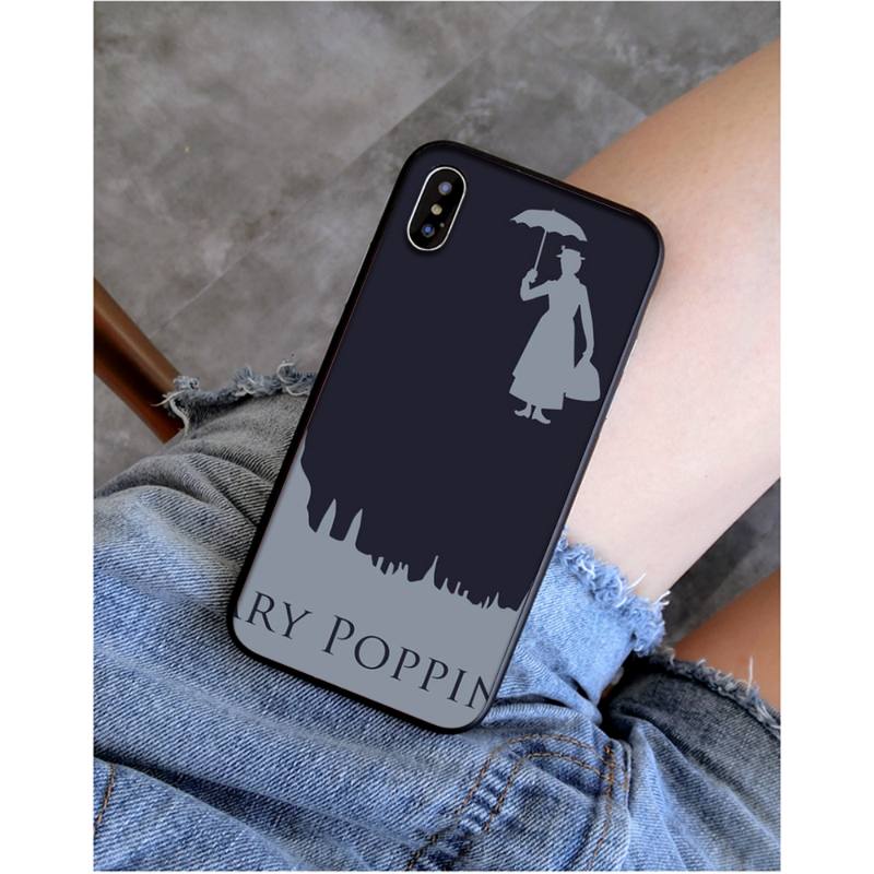 YNDFCNB Mary Poppins Phone Case for iphone 11 12 Mini Pro Max X XS MAX 6 6s 7 8 Plus 5 5S 5SE XR SE2020