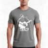 Tracy White Stencil Tshirt Summer Casual Cotton Tee Oversized Streetwear Tops Vintage Graphic Print Unisex Unisex Unisex