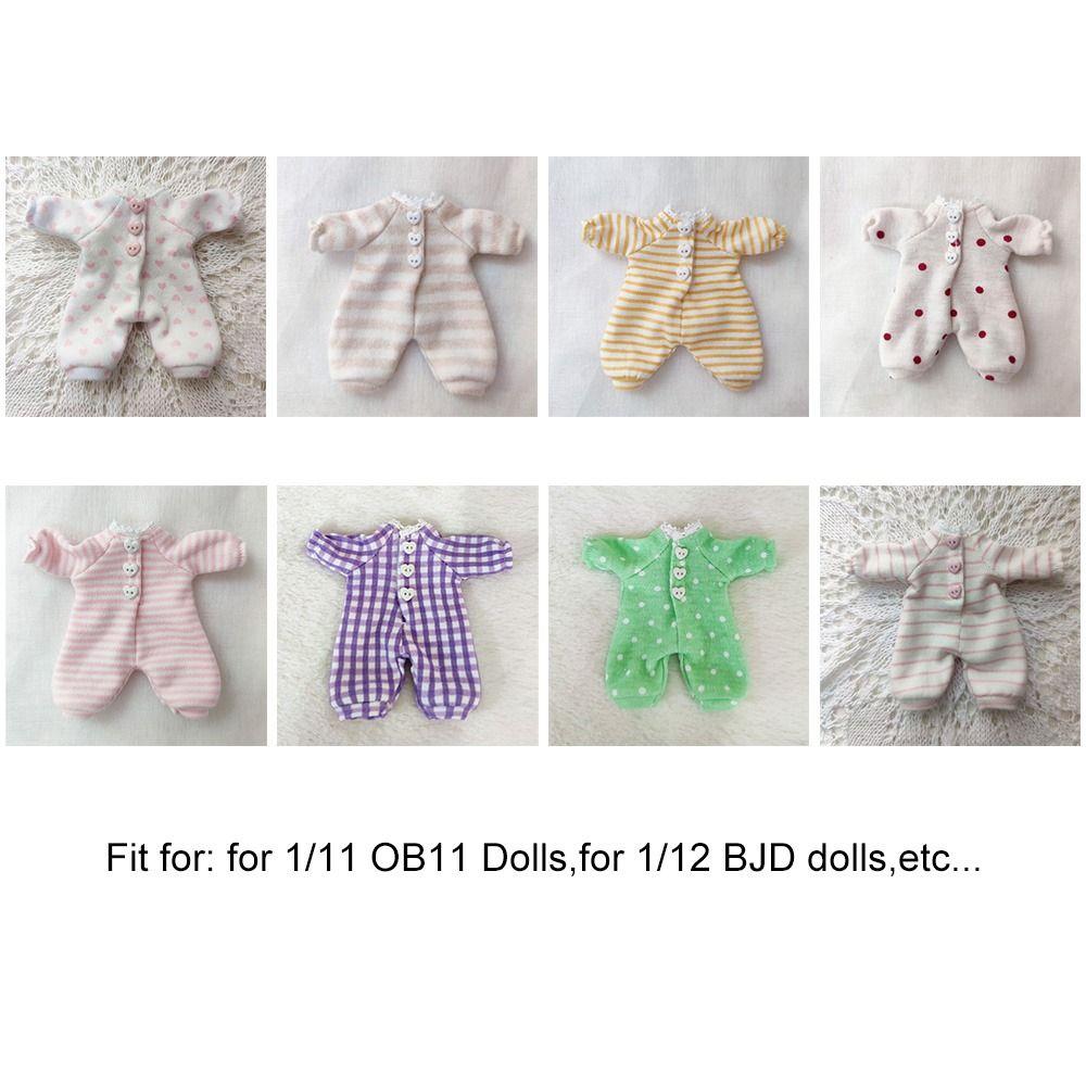1/11OB11 Dolls Dolls Overalls Sweatshirt Outfits Doll Hoodies Clothes Handmade Hoodies Doll Tops