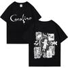 Caroline Movie Graphic Retro T-shirt 2025 Men's Fashion Retro T-shirt 100% Pure Cotton Short-sleeved Men's T-shirt