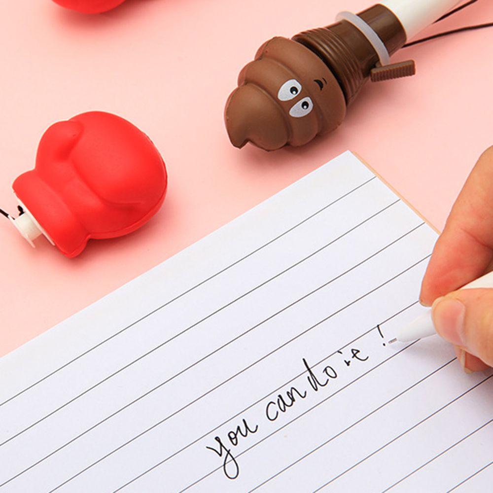 0,5 мм черные чернила письменные принадлежности креативные канцелярские принадлежности нейтральная ручка мультяшная ручка гелевые ручки отскакивающие ручки