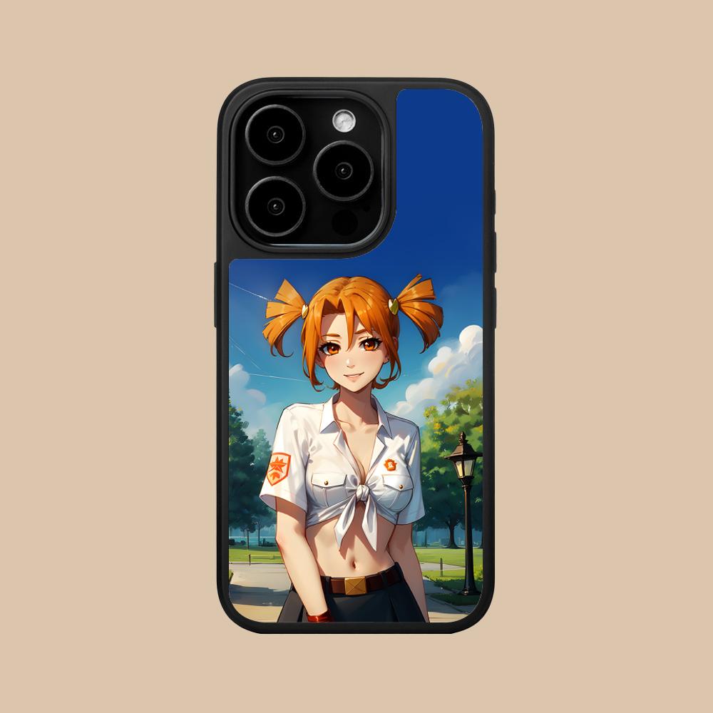 Вечное Лето Алиса Матовая Поверхность Чехол для Мобильного Телефона для iPhone 17 16 15 14 13 12 11 Air Pro Max Plus Цветной Чехол