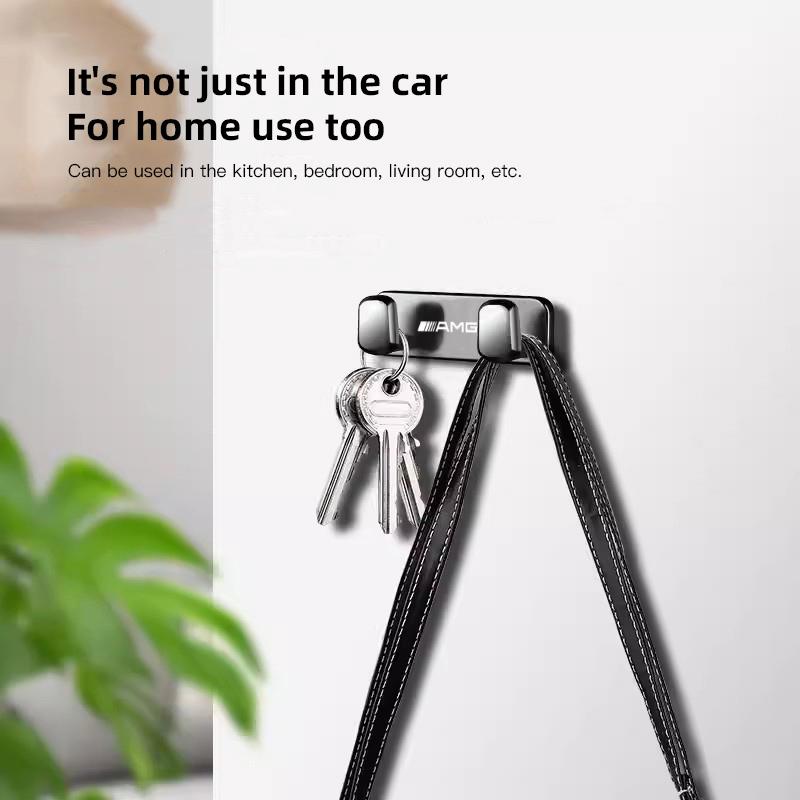 OFK3 Car Storage Bracket Front Row Multifunctional Storage Hook For Mercedes Benz AMG GLE GLS CLA CLE GLC CLS GLA W223 W213 W206 W464