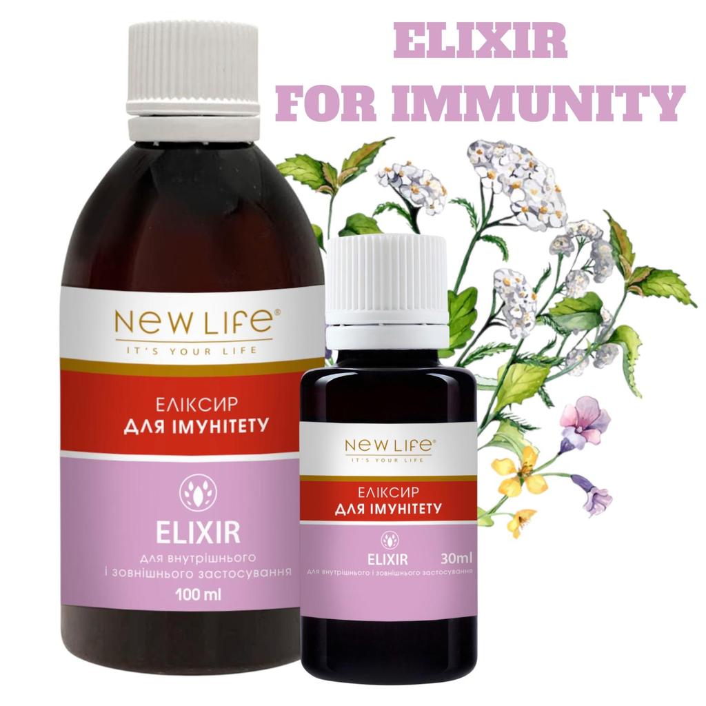 Эликсир для Иммунитета на Травах Диетическая Добавка New Life